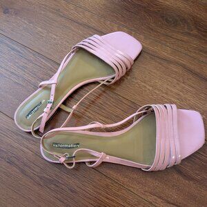 Reformation Millie Lattice Sandals 8